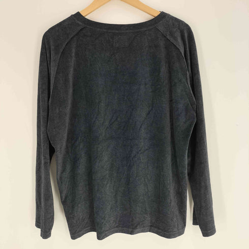 ニードルズ Needles  L/S U Neck Tee – C/Pe Velour ベロア ロング スリーブ Tシャツ メンズ JPN:S
